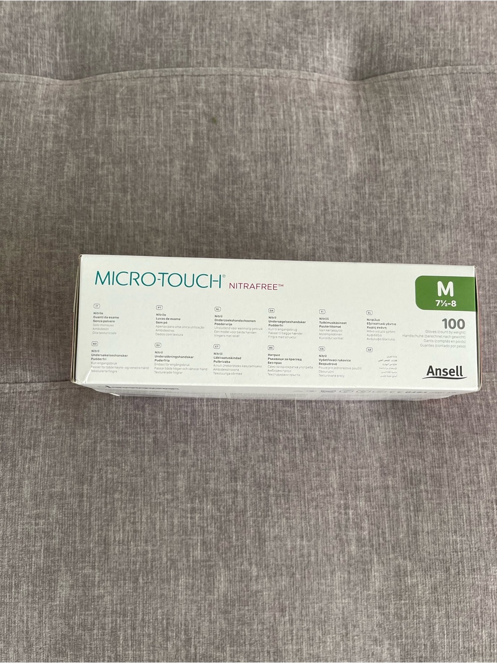 Micro-Touch Nitrafree Pink Nitrile Examination Gloves disposable Size M - Picture 2 of 5